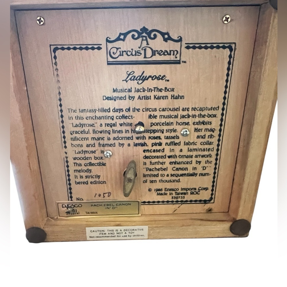 Carousel Horse Musical Jack-in-the-Box - Picture 5 of 13